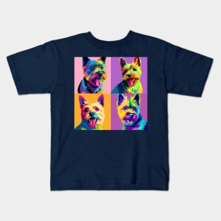 Cairn Terrier Pop Art - Dog Lover Gifts Kids T-Shirt